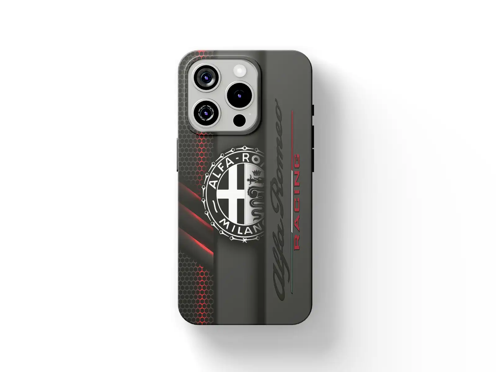 Alfa Romeo Custodia Silicone Telefono Look Moderno